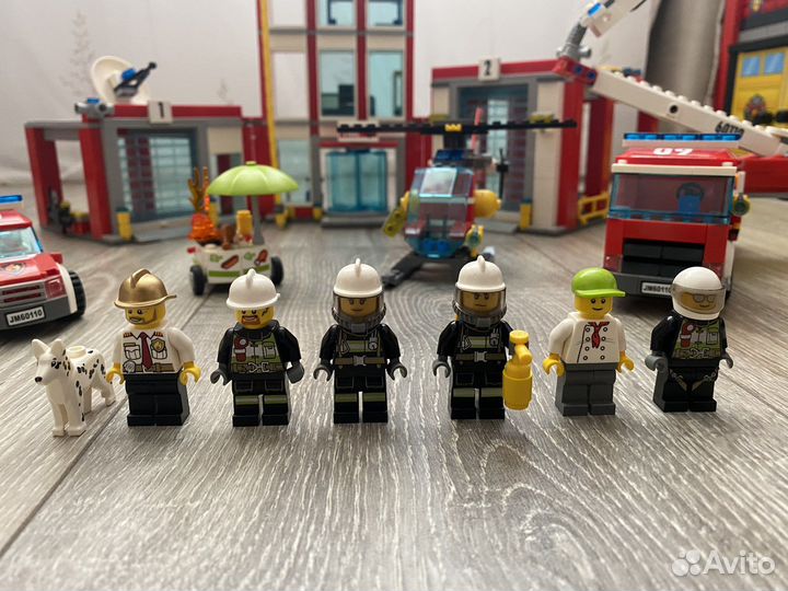 Lego City пожарная станция 60110