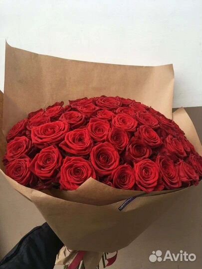 Розы. Букет роз. Розы красные. 101 51 35 25