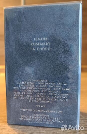 Парфюм мужской Dolce Gabbana Light blue 75ml муж