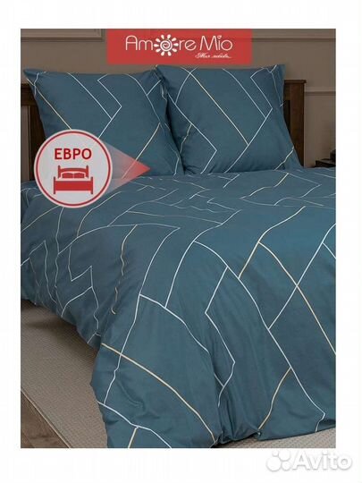 Постельное белье евро новое