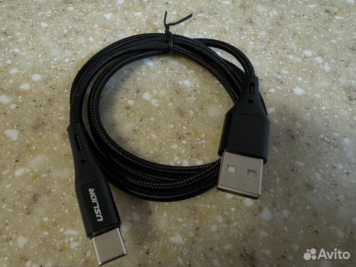 Кабель USB Type C (1м, 3А)