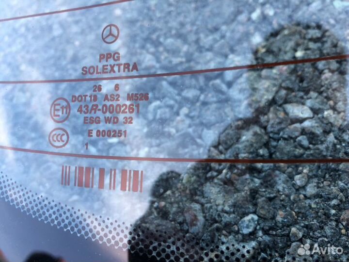 Стекло заднее Mercedes E-Class W211 272.943 2007