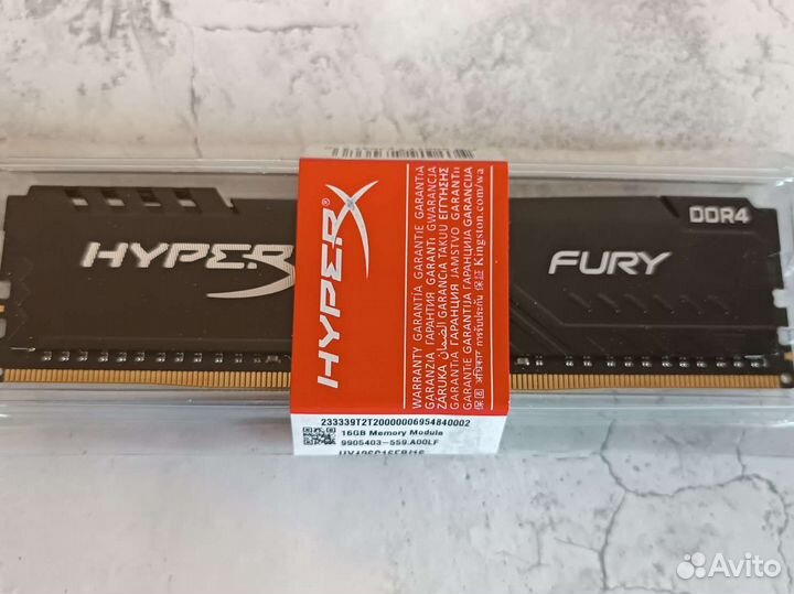 Оперативная память Kingston DDR4-16GB 2666mhz1