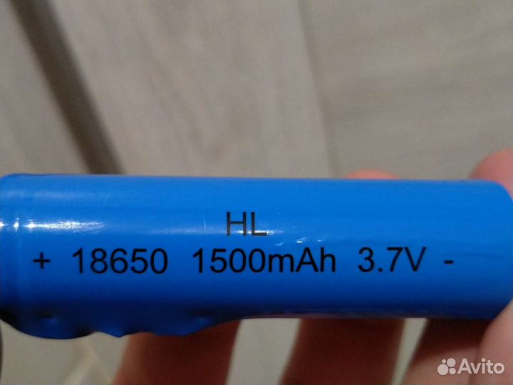 Hl + 18650 1500 mAh 3.7V аккумулятор