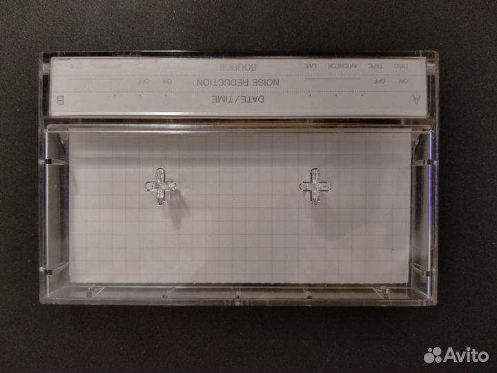 Sony metal master 60. Вкладыши и подкассетник