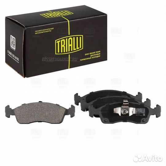 Trialli PF 0818 Колодки тормозные дисковые перед