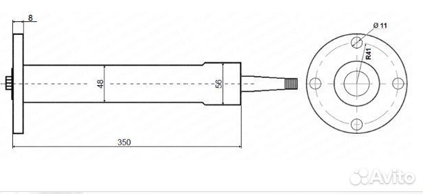 Рулевая колонка Ursus C-360 Zetor 5211 - 7211 для