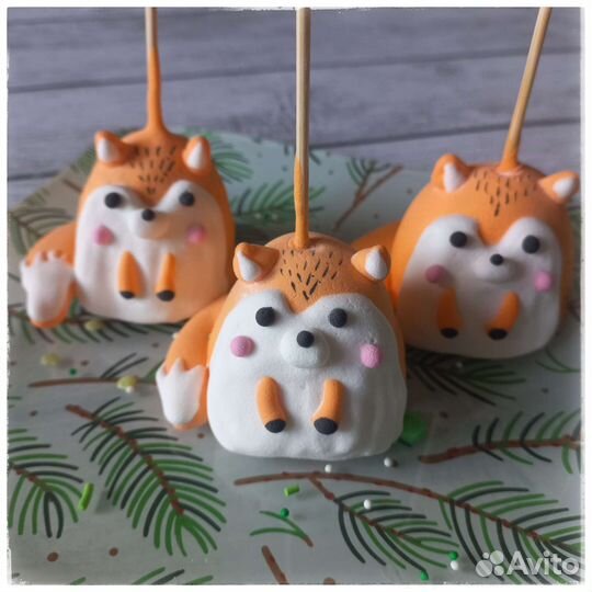 Фигурки из маршмэллоу на заказ, пирожные маршболлы