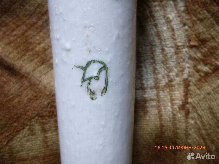 Фаянсовая аптечная ступка с пестиками 1940-х гг