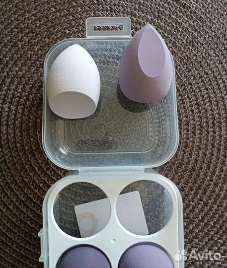 Спонж для макияжа, набор 4 шт