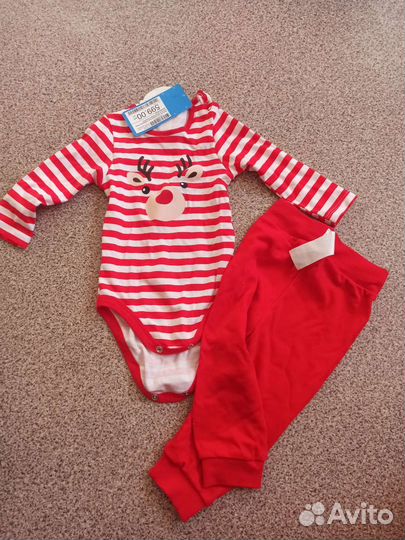 Новогодний костюм для мальчика 74