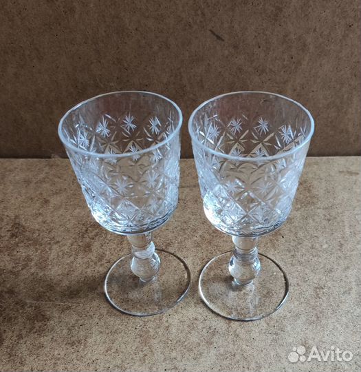 Хрустальные рюмки Чехия. СССР