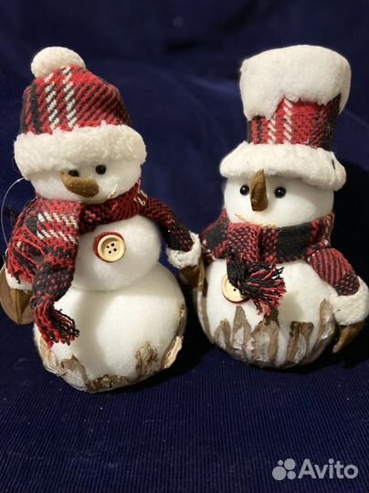 Новогодняя игрушка, елочные игрушки, снеговик