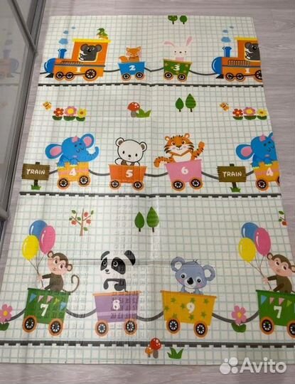 Детский коврик для ползания новый (заводской брак)