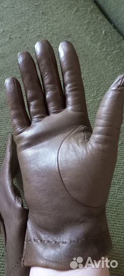 Перчатки зима мех Испания жен. кожа новые 6-6,5