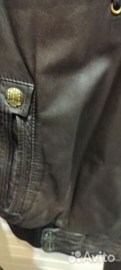 Кожаная куртка мужская 50 52