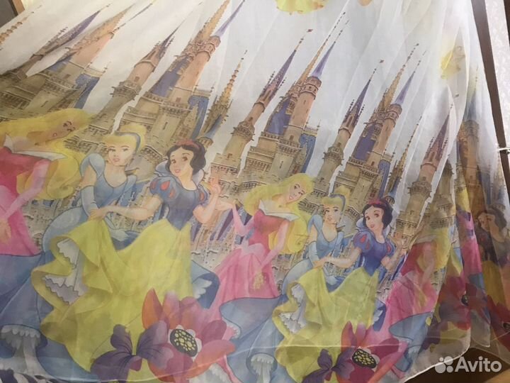 Тюль принцессы disney