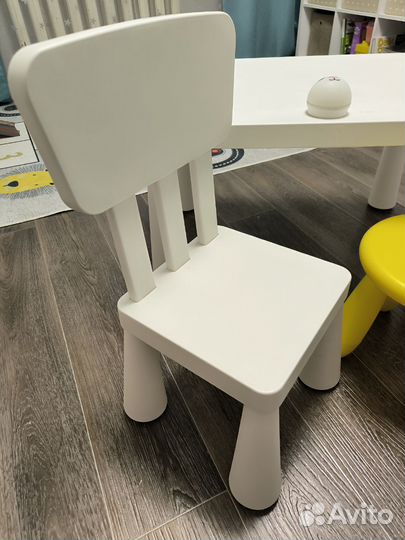 Детские стол, стул и табурет IKEA