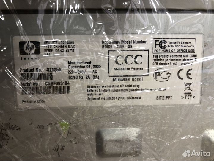 Принтер hp на запчасти
