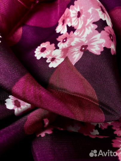 Ткань Весеннее танго. Ацетатный шелк. СССР