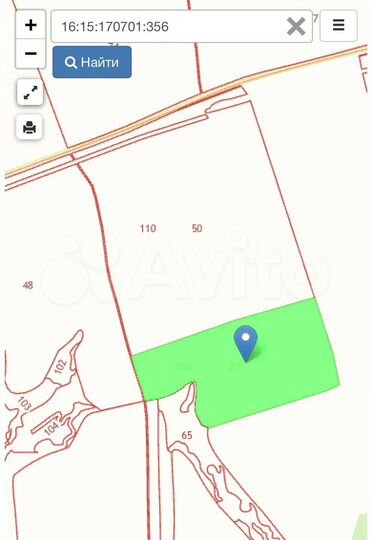 Участок 12,55 га (СНТ, ДНП)