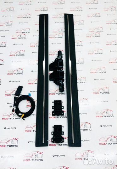 Выдвижные пороги на Mercedes GLS X167