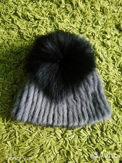 Шапка норковая женская