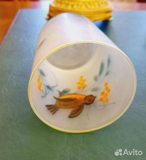 Стакан старинный матовое стекло