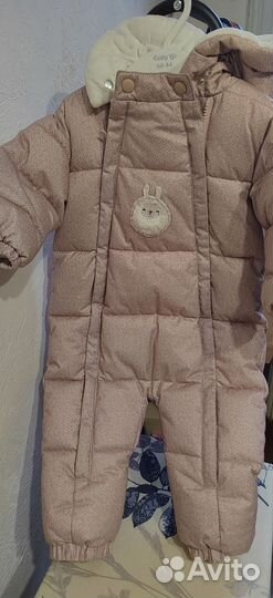 Зимний комбинезон для девочки 80 размер