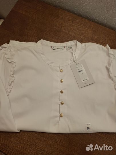 Tommy Hilfiger блузка женская белая 46 (38)