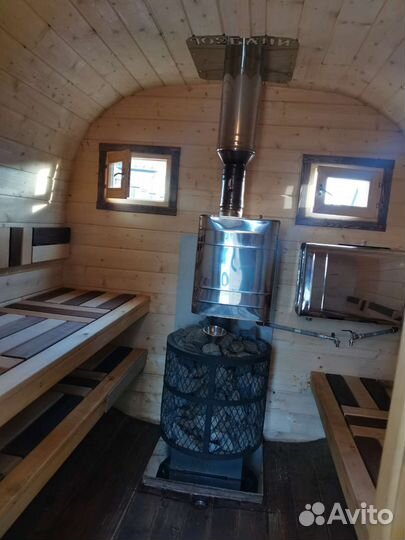 Баня Бочка на колёсах аренда