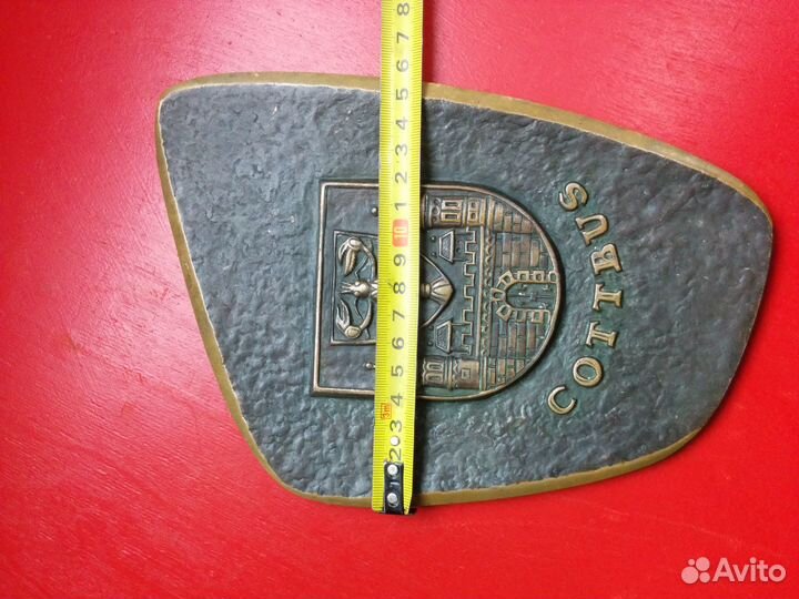 Табличка Коттбус знак города