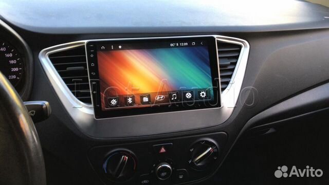 Магнитола для Hyundai Solaris с установкой