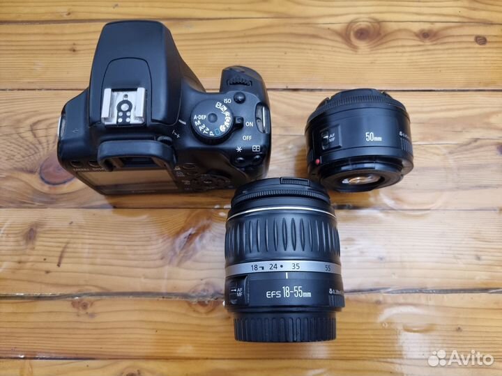 Фотоаппарат зеркальный Canon EOS 1000D 18-55 Black