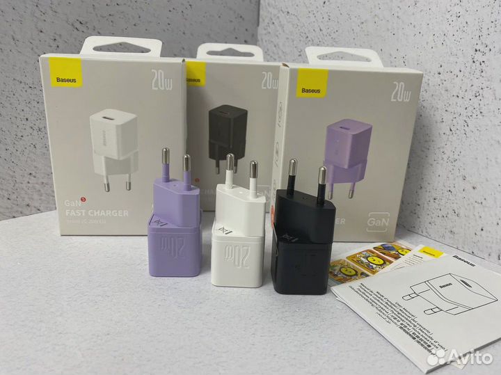 Сетевое зарядное устройство Baseus GaN5 Mini 20W