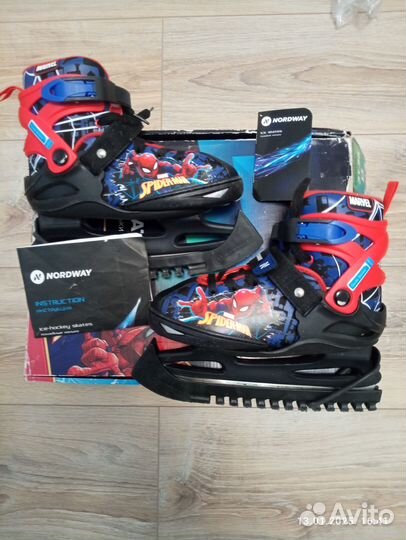 Коньки детские раздвижные nordway