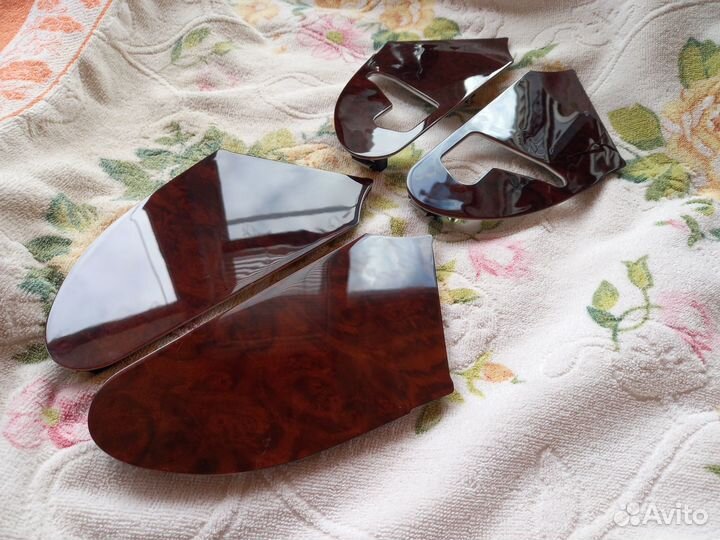 Пульты вставки дерево mercedes w140 комплект