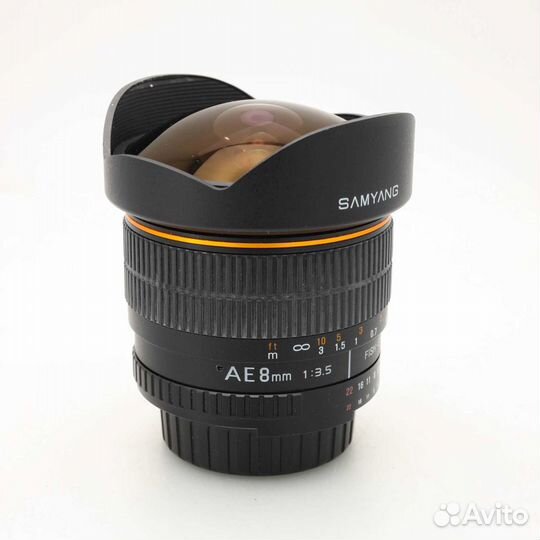 Samyang AE 8mm f/3.5 Fish-Eye CS (Nikon F)