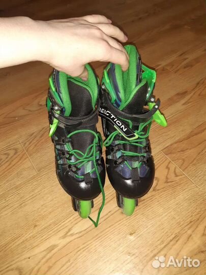 Роликовые коньки детские galaxy размер 32-35