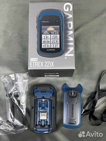 Навигатор garmin etrex 221Х, новый, с картами
