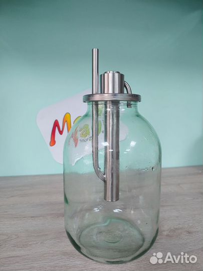 Попугай на банку с крышкой, 88мм, нержавейка