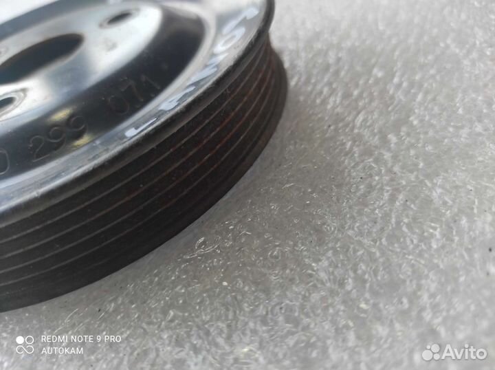 Шкив насоса гидроусилителя Chevrolet lanos, Nexia