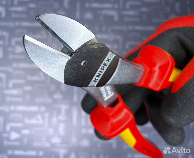 Кусачки боковые особой мощности knipex KN-7406200