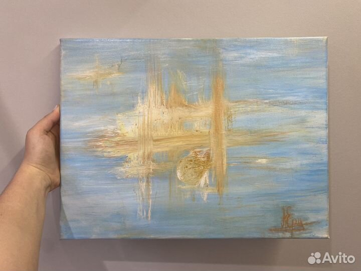 Картина абстракция акрил