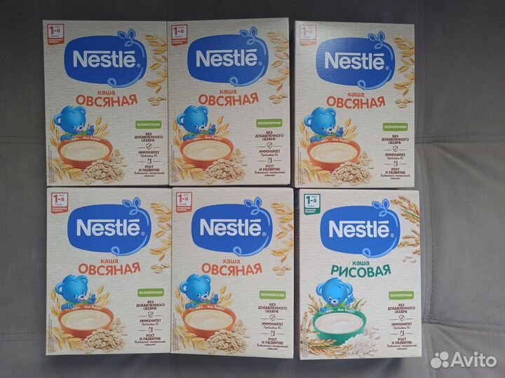 Каши безмолочные