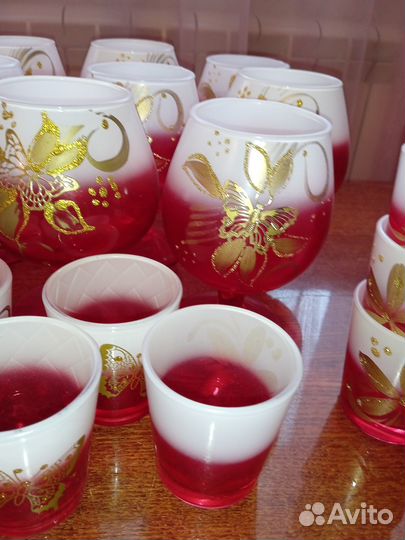 Наборы фужеров/рюмки с бутылкой