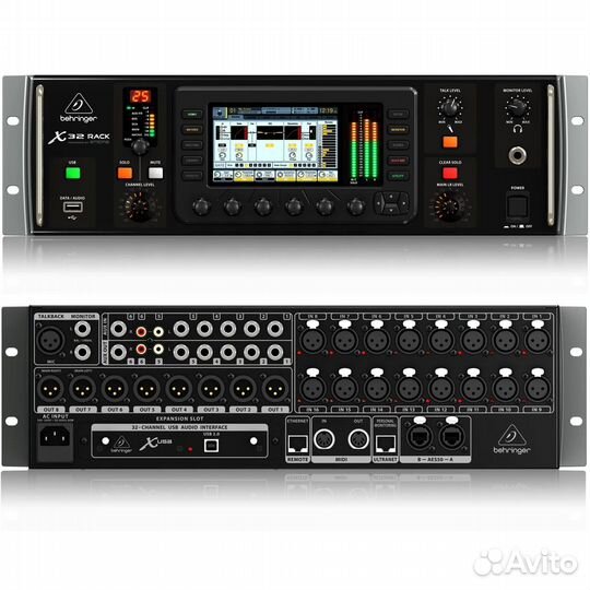 Behringer X32 Rack Аренда цифрового микшера