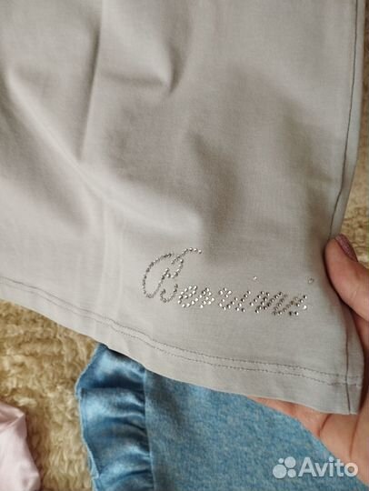 Одежда на девочку рост 128 пакетом