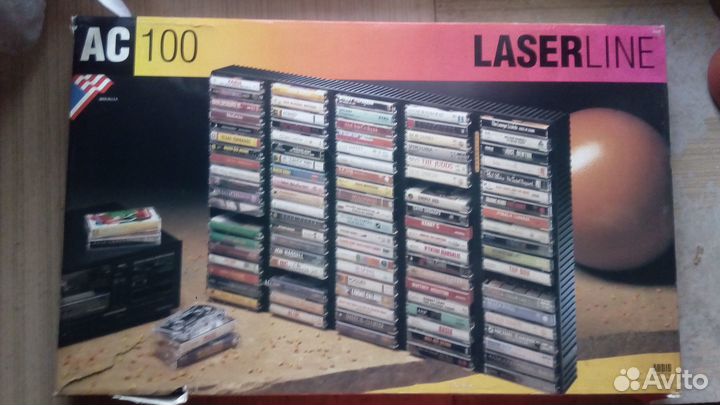 Полка на 100 аудиокассет Laserline AC100 новая