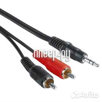 Hama 30455 - джек 3.5мм на 2 тюльпана - 2 метра